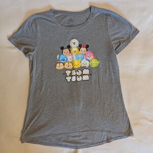 Disney Tsum Tsum Gray Short Sleeve Tee